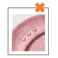 Kinder baret roze met roze hartjes